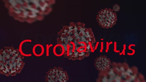 Coronavirus-animation-with-black-background-and-glitch-text