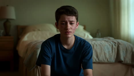 a teenager experiencing emotional distress