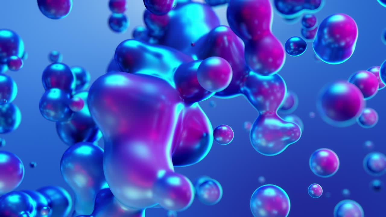 Blue motion minimal art liquid background