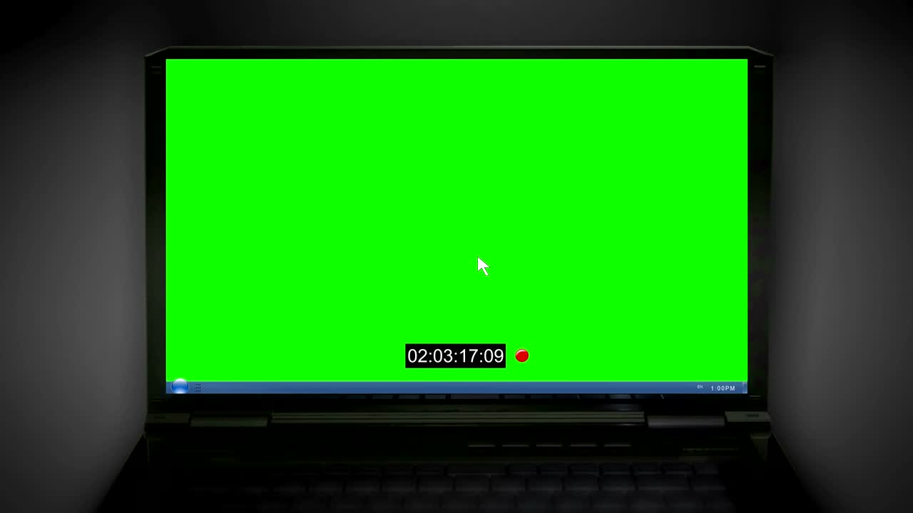 pantalla de portátil de tecnología de cctv