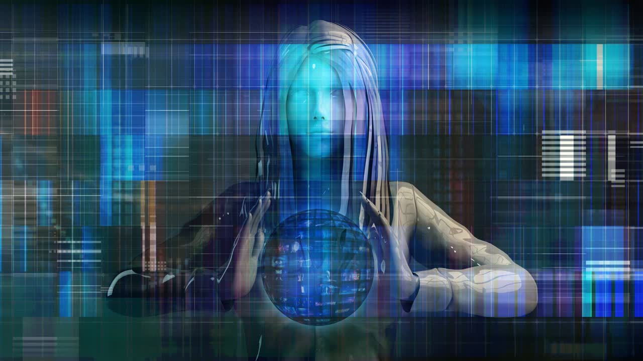 interfaz holográfica concepto de navegación por pantalla de ciudad inteligente