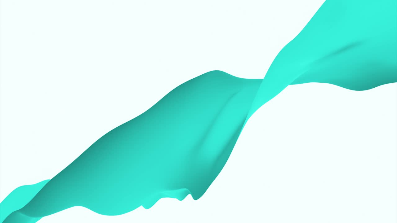 Abstract Blue and Green Wave Background