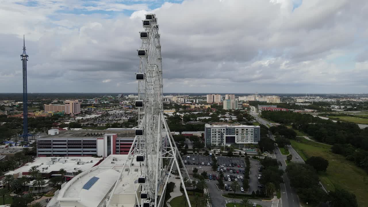 플로리다 공중 영상에서 올랜도의 눈 아이콘 공원 가장 공정한 바퀴