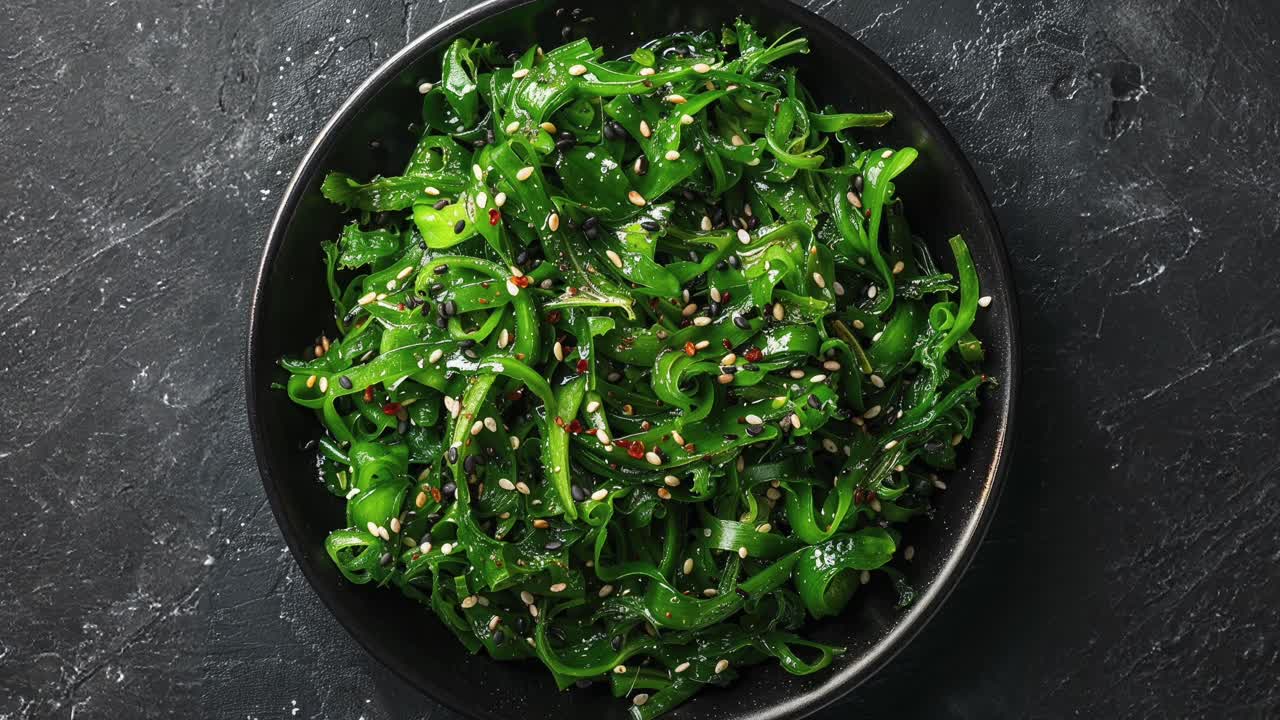 ensalada de algas marinas