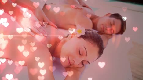 couple getting a massage