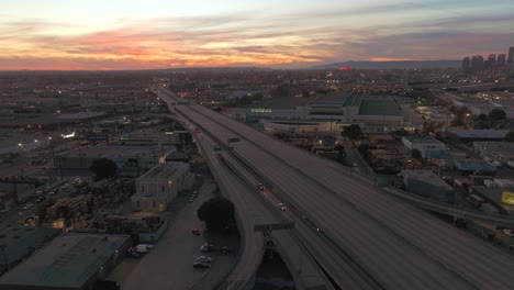 la 10 freeway closed and empty - november 2023