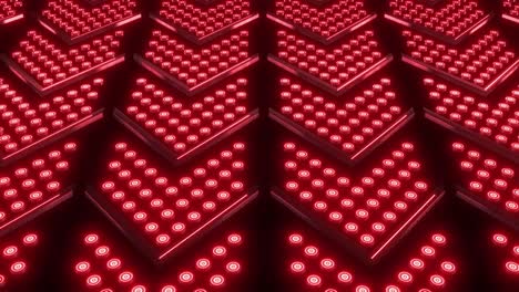 red neon arrow pattern background