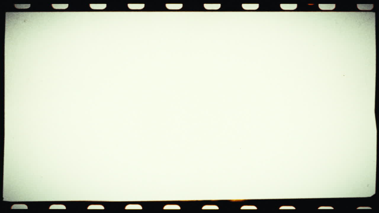 marco de película en blanco