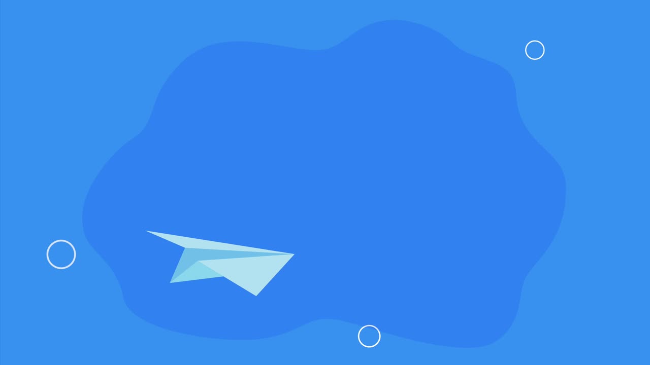 animación de juguete volador de papel para aviones