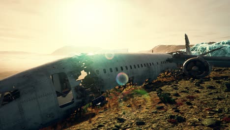 plane-crashed-on-a-mountain