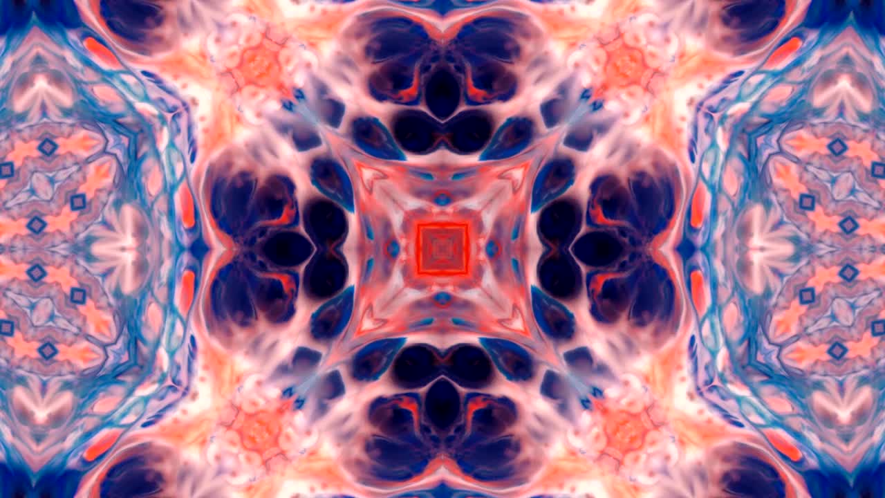 movimiento de fondo de kaleidoscopio abstractamente colorido