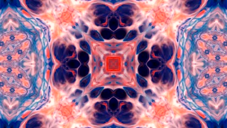 movimiento de fondo de kaleidoscopio abstractamente colorido