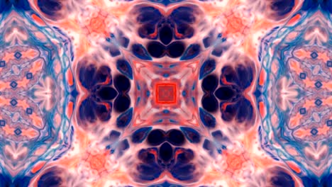 movimiento de fondo de kaleidoscopio abstractamente colorido