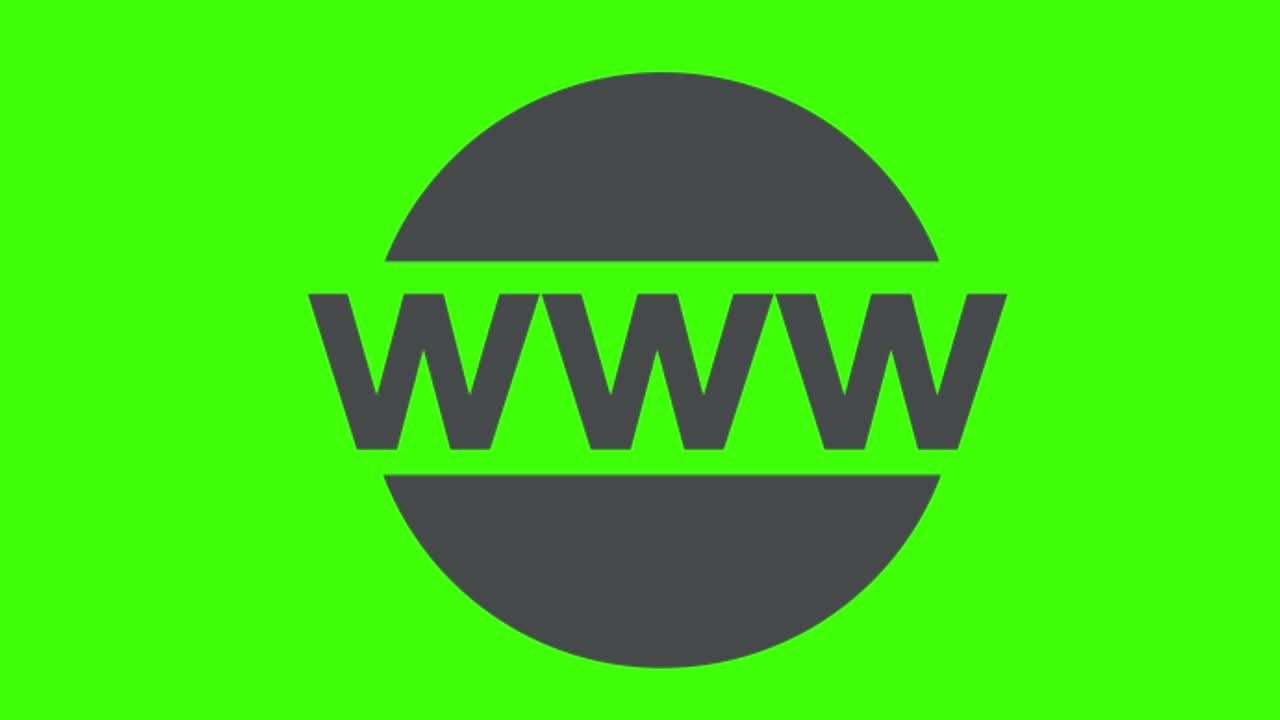 pantalla verde, icono de la red social, www