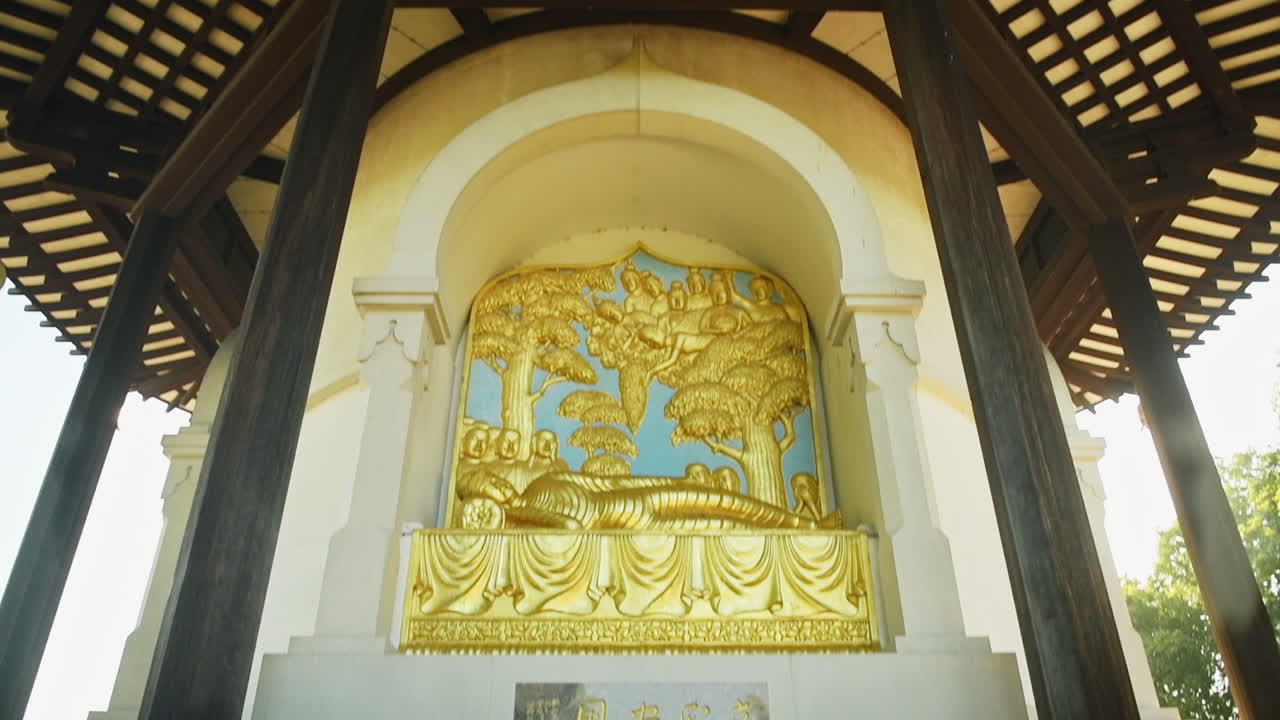 A tilting down shot of Battersea in the London Borough of Wandsworth