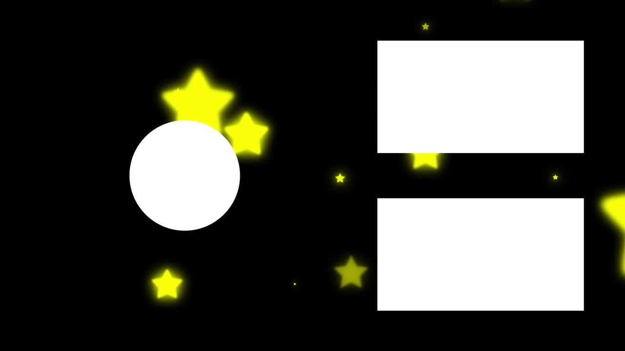 객체 조명 엔드 카드 엔딩 스크린 모션 그래픽