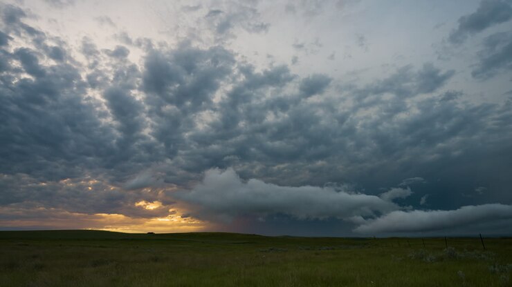 Sunset Clouds Time Lapse With Beautiful Colours And Textures