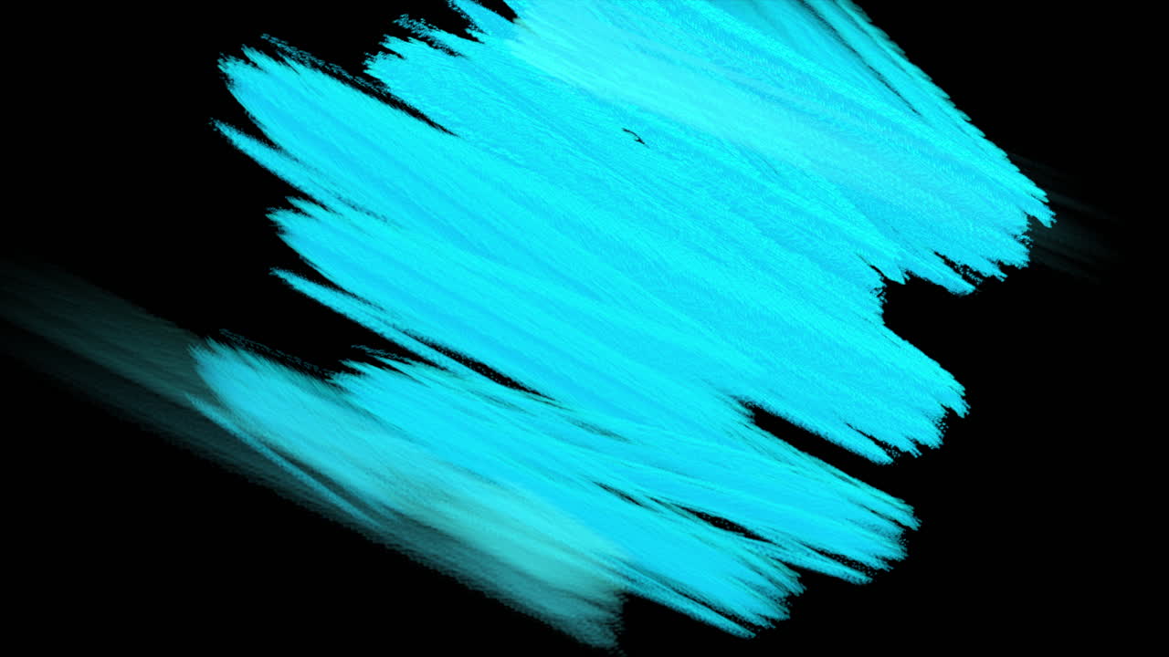 Watercolor fashion blue art paint brushes on black gradient