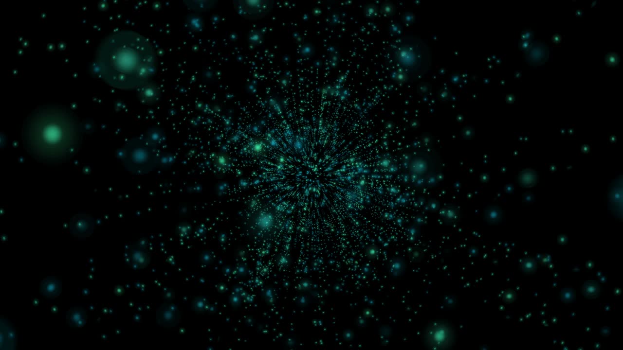Abstract Particles Galaxy Stars