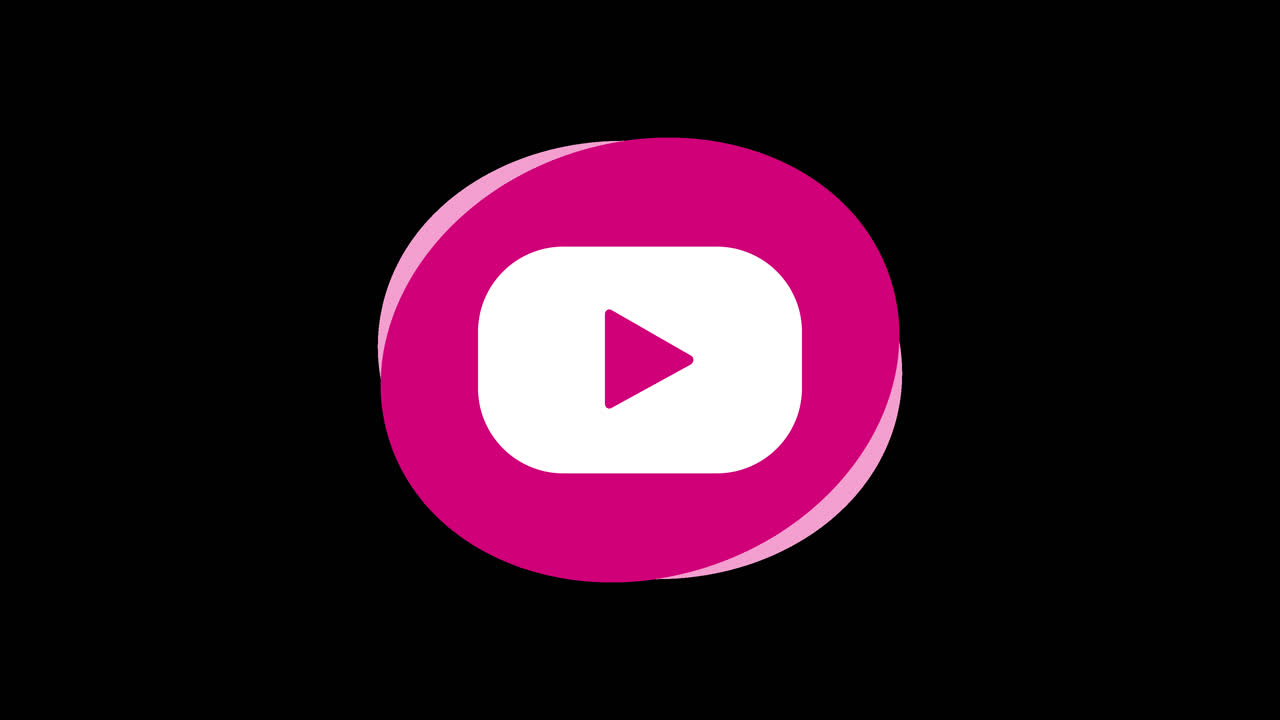 Pink Video Player Icon