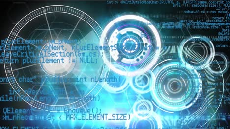 animación de escaneos y procesamiento de datos