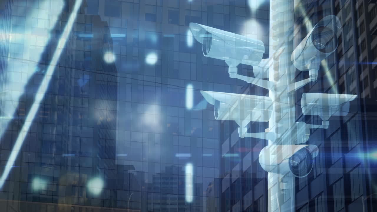 Animazioni di telecamere ed elaborazione dati su sala server