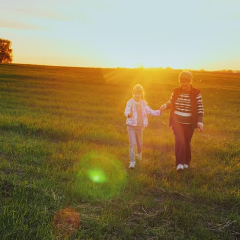 Active-Elderly-People-Running-With-Their-Granddaughter-2