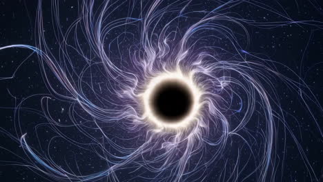 agujero negro en el espacio