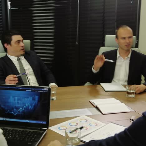 reunión de negocios