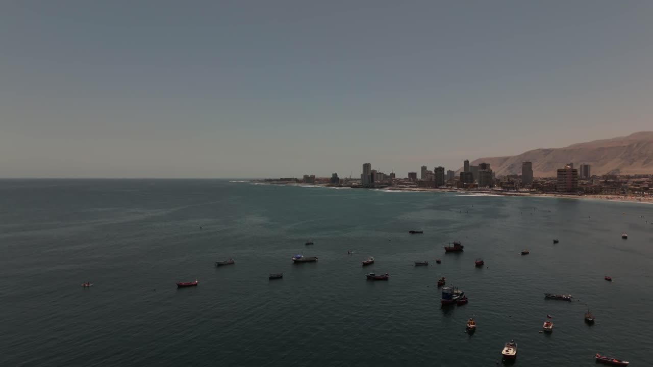 Iquique playa brava chile tarapaca cavancha day beach city sea ocean