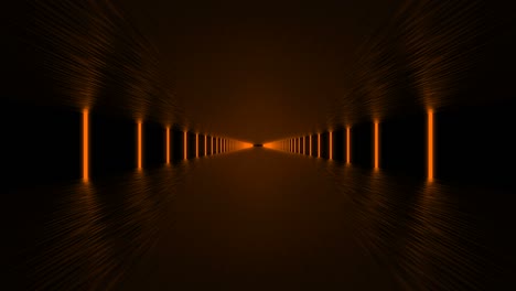 technological looped abstract background hallway tunnel