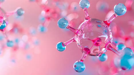 estructura molecular abstracta