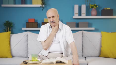 dolor de garganta.