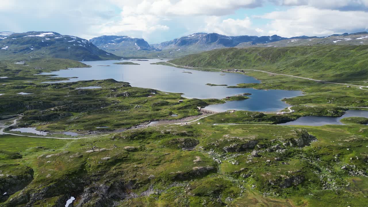 노르웨이의 스타바튼 호수와 하우 ⁇ 리베겐, 베스트랜드, 베스트폴드 오그 텔레마크 - 항공