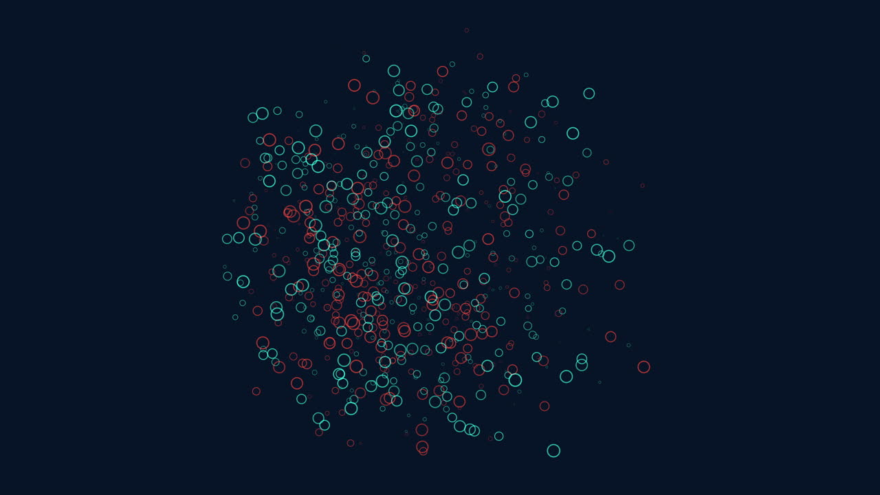 Fly colorful confetti and glitters on blue gradient 8