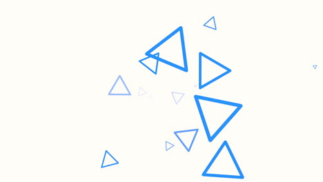 Fly-blue-triangles-geometric-shapes