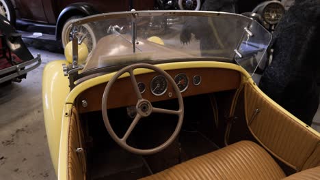 antique vehicles in the antique car museum.potlatch totem park and museum in ketchikan, alaska.