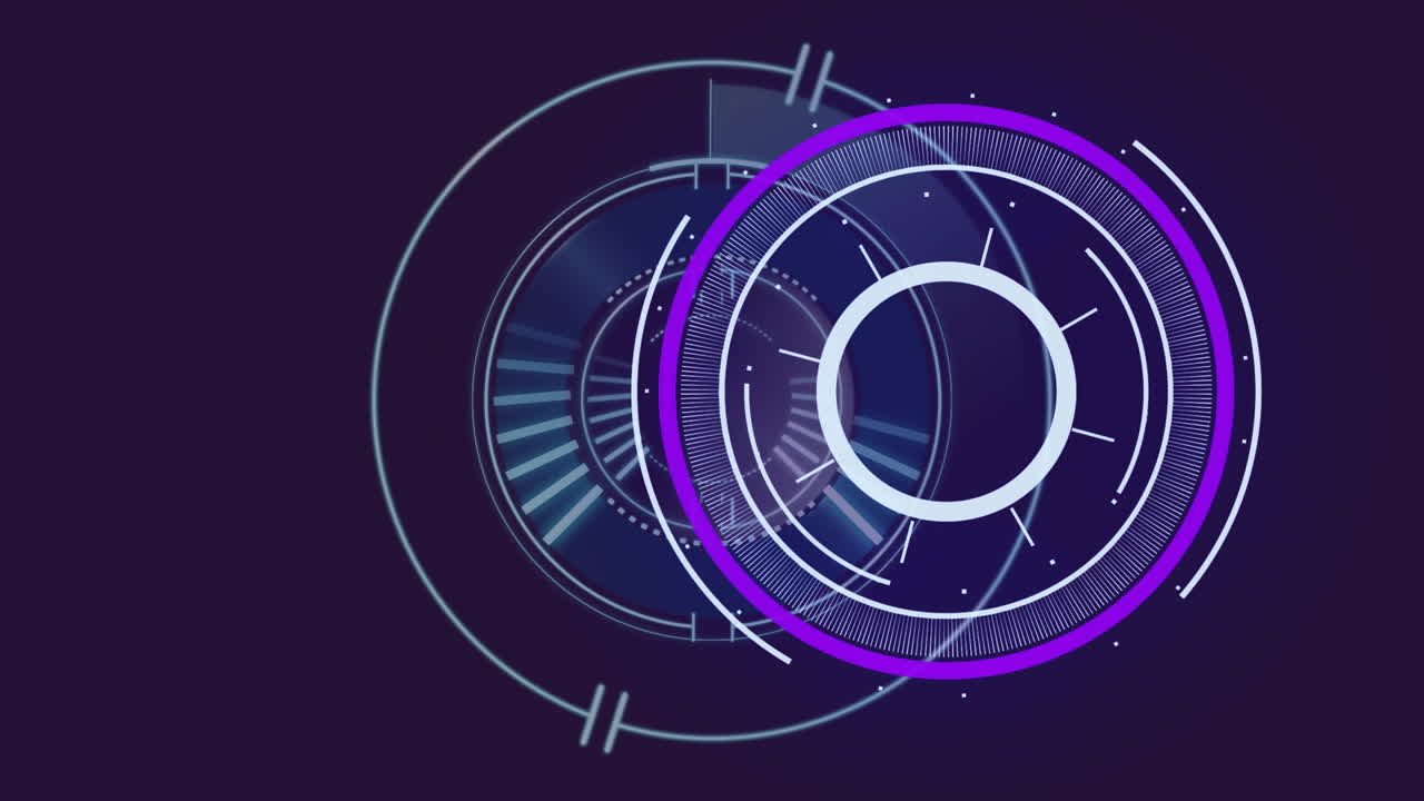 animación del alcance de la exploración sobre un fondo oscuro