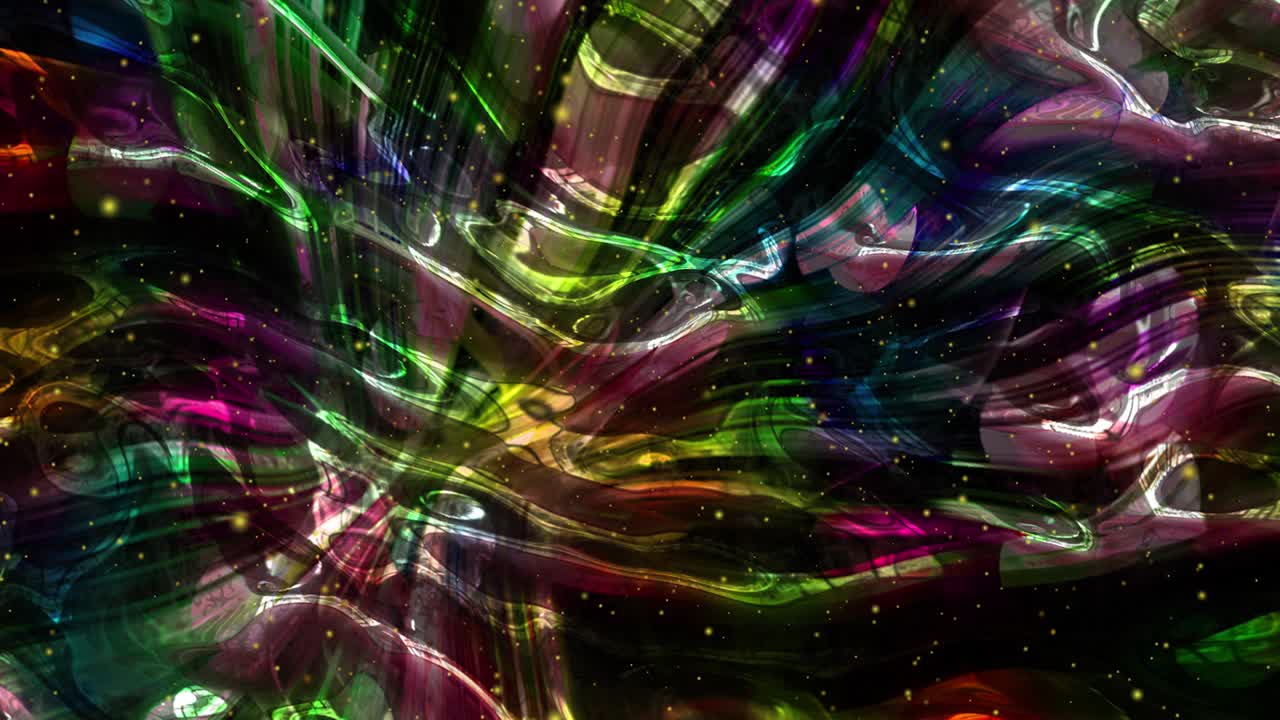 animación abstracta, fondo líquido, hermosa película de pintura digital, película de fondo abstracta, animación caleidoscopio video de stock