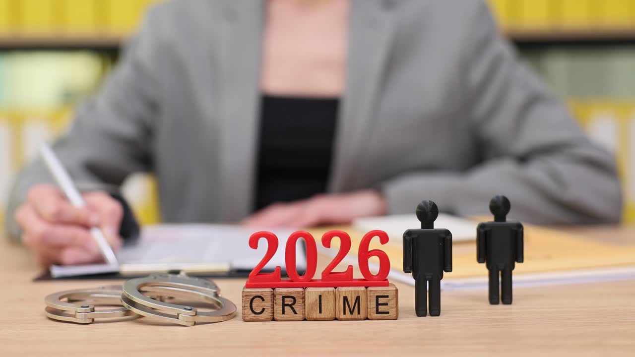 Crime in 2026 concept