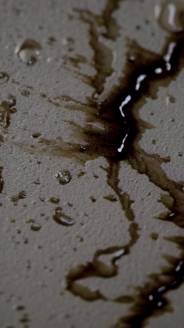 Spilled Liquid on Paper