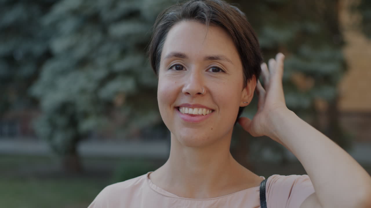 retrato de mujer al aire libre