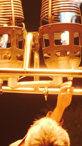 hot air balloon burner