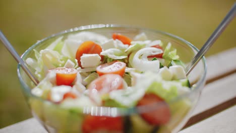 Bowl-of-fresh-mixed-green-salad