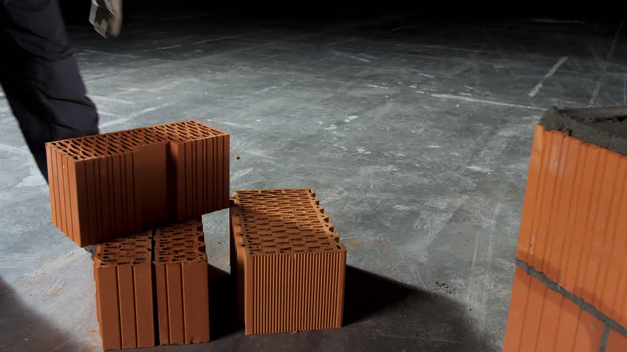 proceso de construcción de ladrillo