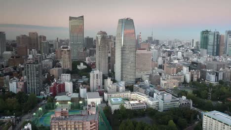 puesta de sol de la torre de tokio 01