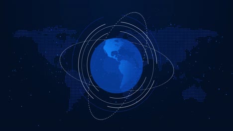 digital world cryptocurrency network concept blockchain data internet security system computer
