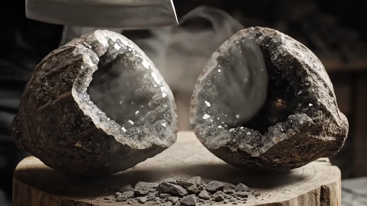 Breaking Open a Geode