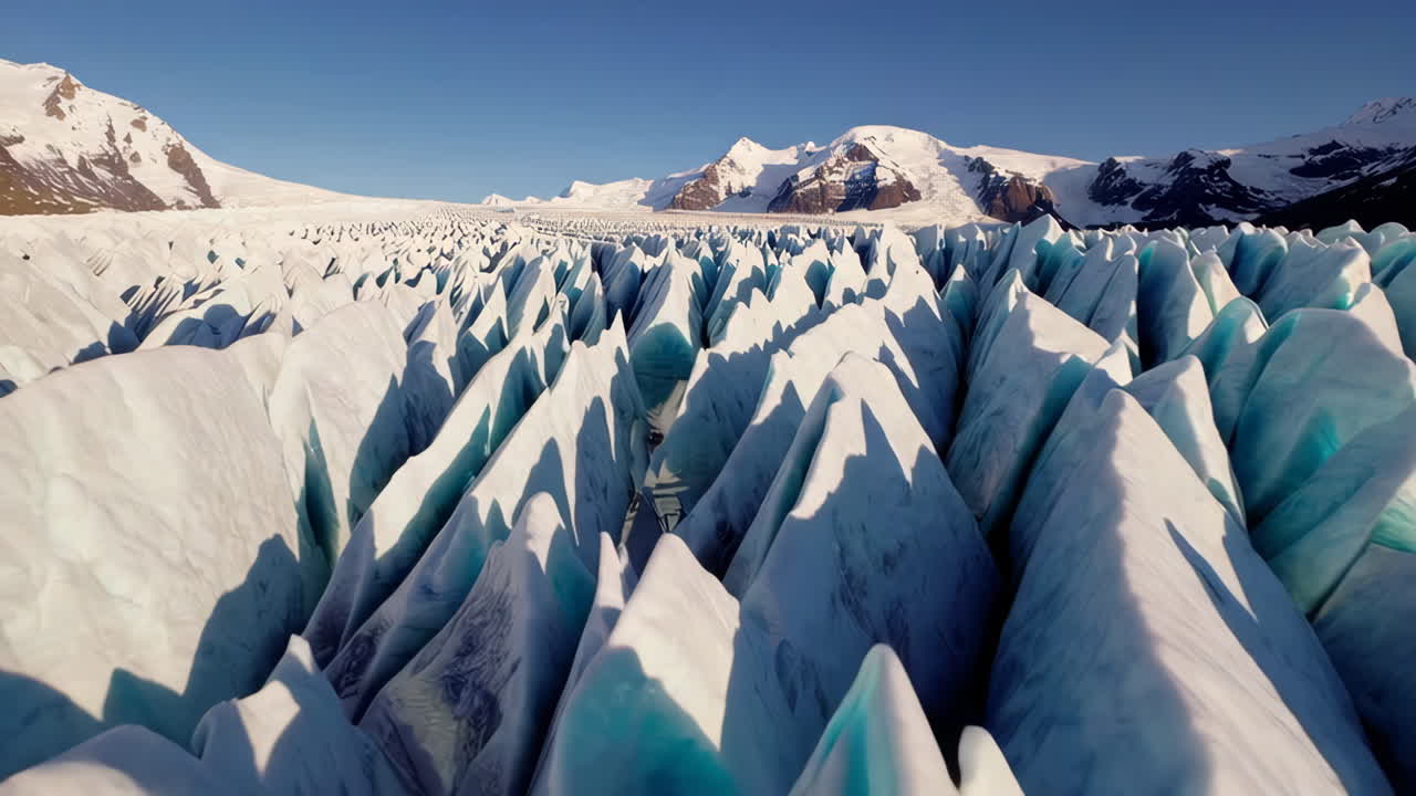 아이슬란드의 웅장한 빙하 풍경