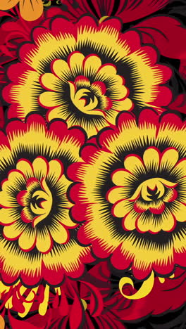 vibrant floral pattern